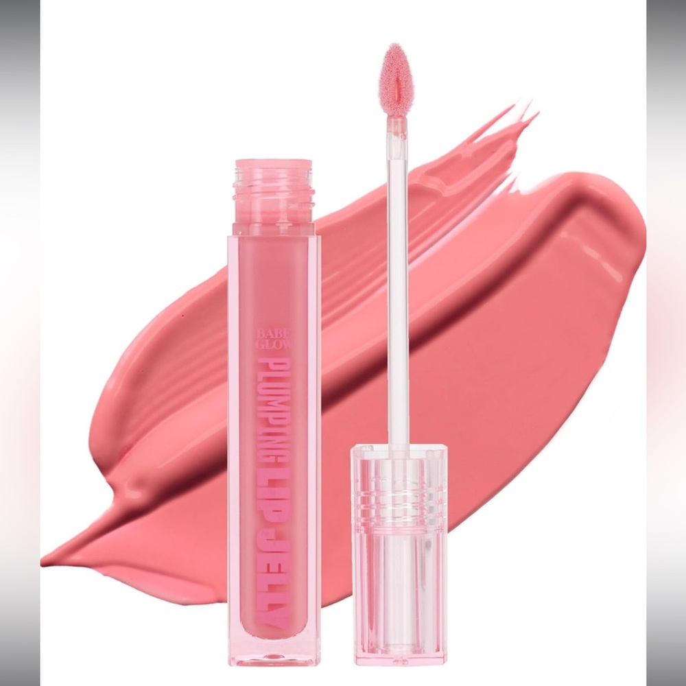 New Sealed BNIB Babe Glow Plumping Lip Jelly, Color: Blush, 4g